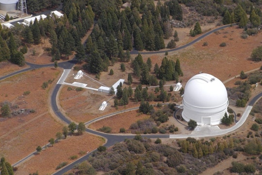 Aerial view of the Palomar Observatory and grounds